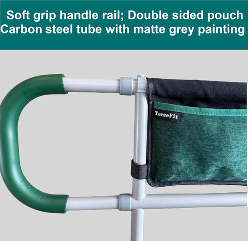 TerseFit 350lbs Extended Bed Cane for Seniors Bed Assist Rails; Safety Bed Rails for Elderly Adults; Bedside Stand