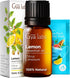 Gya Labs Lemon Essential Oil 0.34 Fl Oz - 100% Natural for Diffuser, Skin, Candle Making, Aromatherapy
