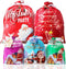 YIGOYIHU Christmas Gift Bags Drawstring - 30PCS Christmas Gift Bags Assorted Sizes -