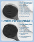 Silicone Back Scrubber & Soft Bath Glove Set, Super-Cleaning Body Scrubber with Free Hook (Black)