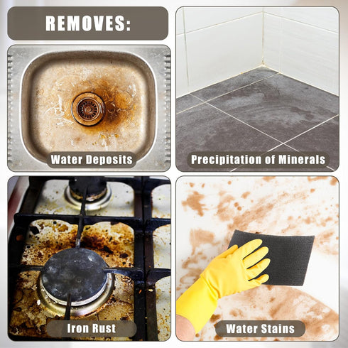50 Pcs Flexible Scrubbing Screen, 5.5" x 4" Abrasive Grit Pad for Household Cleaning, Removes Carbon Rust Scale