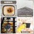 50 Pcs Flexible Scrubbing Screen, 5.5" x 4" Abrasive Grit Pad for Household Cleaning, Removes Carbon Rust Scale