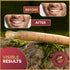 Pack of 3 Miswak Sticks with Holder, Natural Chewing Sticks for Teeth Whitening and Oral Health