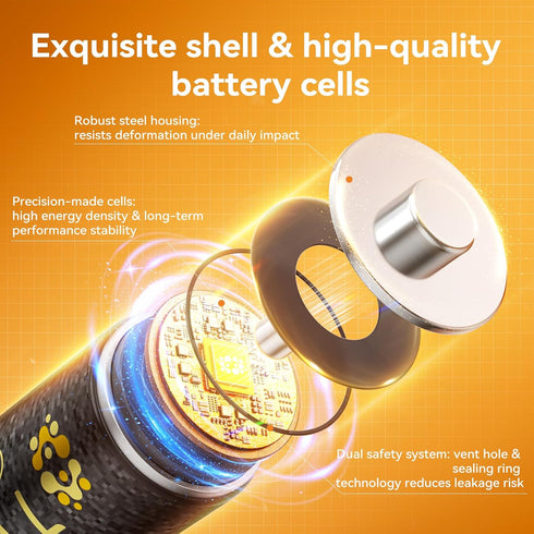 TWINSDUCK 8 Pack, 2800mAh AA Rechargeable Batteries Pre-Charged NiMH Batteries for Remotes, Clocks, Toys, flashlights