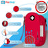 PracMedic Bags EpiPen Carry Case - Insulated Compact Case holds 2 Epipens or Auvi-Q, Inhaler, Antihistamine Meds for