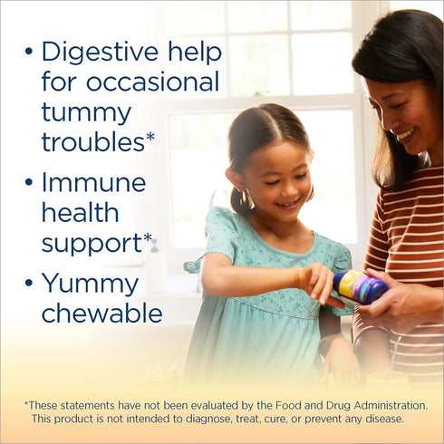 Renew Life Kids Probiotic Gummies, 30 Gummies, Supports Digestive & Immune Health, Raspberry Flavor