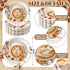 Havawish 100 Set Pcs Love Is Brewing Coffee Bridal Shower Party Plates Decoration Coffee Paper Plate Love Is Brewing