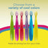 RADIUS Totz Toothbrush, Extra Soft Brush for Delicate Teeth & Gums, BPA Free & ADA Accepted, Magenta Sparkle (Pack of 1)