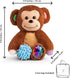 ODOXIA Sensory Monkey Stuffed Animal | Sensory Plush Toy | Fidget Stuffed Animal for Kids | Great for Sensory Needs |