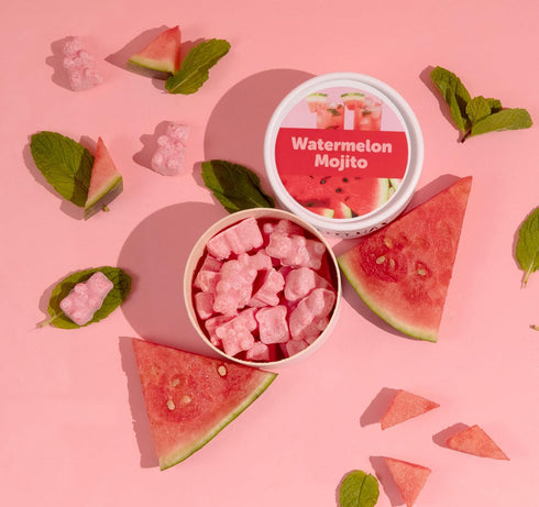 Happy Wax Watermelon Mojito Scented Bear Wax Melts - Natural Strong Scented Summer Wax Melts