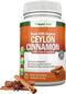 Organic Ceylon Cinnamon, 1200mg, 120 Capsules, True Cinnamon for Immune & Heart Health