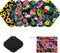 7pcs Pack Cloth Pads, Including 1 Mini Wet Bag + 6 Bamboo Charcoal Cloth Reusable Menstrual Pads/Reusable Sanitary Pad