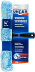 Unger Professional 14" Window Scrubber, Reusable Microfiber Sleeve for Glass and Window Cleaning