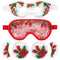 LEOSTEP 4 PCS Cooling Eye Mask Set - Ice Face Mask with Rose Essential Oil, Reusable Gel Pads for Eyes Puffiness,