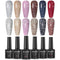 MIZHSE Reflective Glitter Gel Nail Polish - Shimmery Gel Polish Set 10ml for Nail Art Varnish DIY at Home