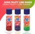 Reaquav8 4.4 Oz (130ml) Skins Watermelon Flavoured Water Based Condom Compatible Lubricant with Technology Fl
