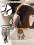 XunYee Feather Headband, Hippie Accessories for Women, Indian Feather Hair Accessories for Costume