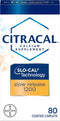 Citracal Calcium + D Slow Release Tablets, 1200mg, 80 Tablets (Pack of 4)