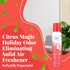 Citrus Magic Holiday Odor Eliminating Air Freshener Spray, Holly Jolly Peppermint, 3-Ounce, Pack of 3