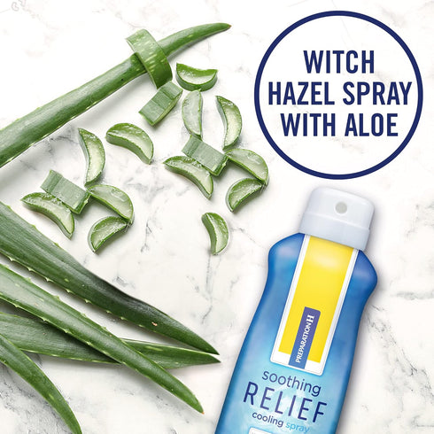 Preparation H Cooling Spray, Soothing Relief No-touch Witch Hazel for Irritated Skin - 2x2.7 Oz Bottles