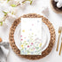 SMUAENSS 100 3-Ply Pcs Floral Paper Napkins Guest Towels disposable Bathroom Napkins - Pastel Floral Cocktail Napkins