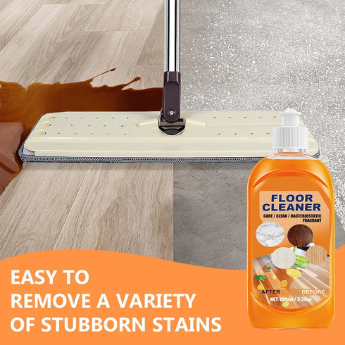 2 Pcs Momeng Floor Cleaner Liquid, Powerful Decontamination for Natural Hardwood Floor Stain Cleaning
