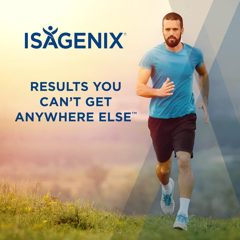Isagenix E+ Liquid Energy Shot with Plant-Based Caffeine & Adaptogenic Botanical Blend - Apple Pomegranate - 2 Oz (6