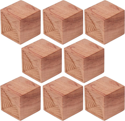 SparkFeng 8 Pcs Rosewood Essential Oil Diffuser, Wood Aromatherapy Diffuser for Car Bedroom Office, Natural Wood