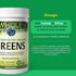Immune 6.9 oz Natural Factors Organic Greens - Antioxidant Support Supplement Aids Health - Green Drink Mix