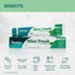 Himalaya Mint Fresh Gel Toothpaste - Fluoride Free, 6.17 oz to Reduce Plaque & Brighten Teeth