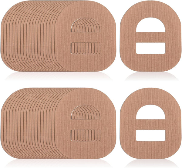 50 PCS Adhesive Patch for Omnipod, Pre-Cut Shower Waterproof Adhesive Tape, Long Fixation for Your Glucose Monitor
