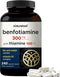 NatureBell Benfotiamine 300mg with Thiamine 100mg - 240 Veggie Capsules, Essential Vitamin B1 Supplement