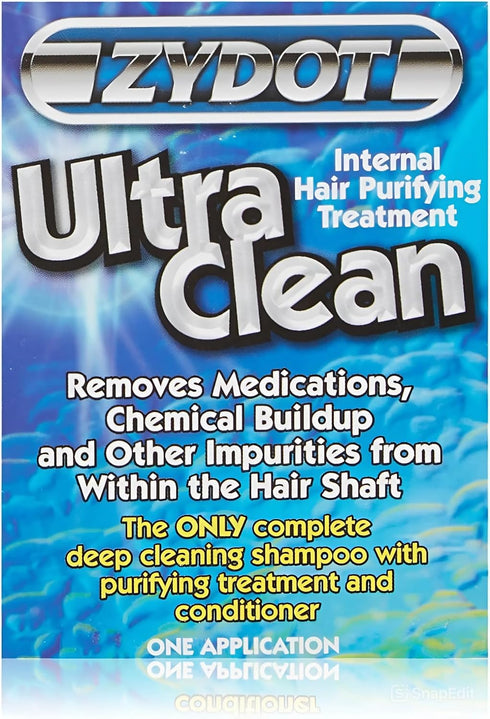 Zydot Ultra Clean Detox Shampoo Kit for Detoxing, Near Instant Cleansing and Toxin Removal of Hair Follicle