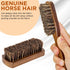 TAKAVU Horsehair Laundry Stain Brushes Set, Natural Soft Bristle for Scrubbing Tough Stains on Delicate Fabrics