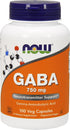 Now Foods GABA 750mg - 100 Vcaps