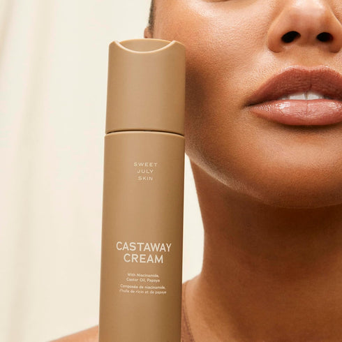 SWEET JULY SKIN Castaway Cream, Daily Face Moisturizer with Niacinamide & Shea Butter, 1.7 Fl oz