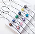 Runyangshi Dragon Blood Stone Square Pendant - 0.59"-0.78" (1.5-2cm) Tumbled Polished Stones Necklace Meditation Reiki