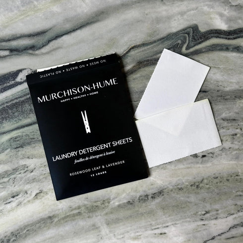 Murchison-Hume Zero-Waste Luxury Travel Laundry Sheets, Pack of 6 Double Sheets, Up to 12 Loads