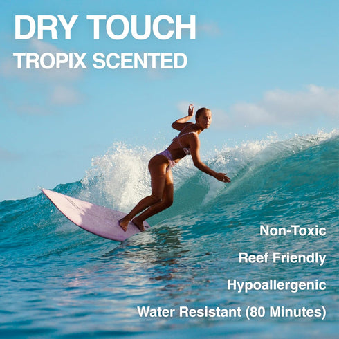 Surface TROPIX Sheer Touch Sunscreen Stick, SPF 50, Water Resistant, UVA/UVB Protection, 1 PACK