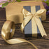 YASEO 1 Inch Champaign Gold Solid Satin Ribbon, 50 Yards for Gift Wrapping, Floral Bouquets, Wedding Decoration