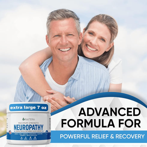 Neuropathy Relief Cream - 7 oz Maximum Strength Nerve Relief for Feet, Hands, Legs, Natural Ingredients