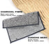 12 Pcs Bamboo Charcoal Fibre Non-Scratch Wire Dishcloth, Reusable Kitchen Cleaning Rags for Wet and Dry