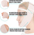 Post Surgery Chin Compression Garment, Chin Strap Band, Face Lift Kit for Jowl Tightening (Beige)