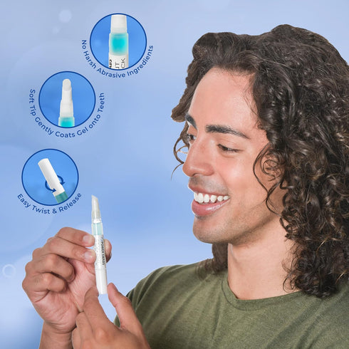 Stain-Out Quick Stick On-The-Go, Effective Teeth Stain Remover, Travel Friendly, Good for 30 Uses