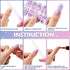 Maitys 168 Pcs Full Wrap Nail Stickers Polish Strips, Glitter Self Adhesive DIY Gel Nail Strips with Fingernail Files