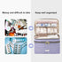 Lexeeco Medicine Storage Bag Pill Bottle Organizer with Portable Small Pouch Travel Medication Bottle Organizer
