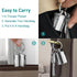 Waterproof Pill Organizer, Stainless Steel Keychain Pill Holder, Portable Single Chamber Pill Container for Outdoor