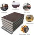 Krisler Carborundum Sponge Nano Emery Sponges for Pot Cleaning, Rust Eraser Grit Scouring Pads, 8 Pack