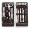 Manicure Set Pedicure Kit, 12 Pcs Stainless Steel Grooming Set with Luxurious Travel Case for Men and Women