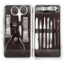 Manicure Set Pedicure Kit, 12 Pcs Stainless Steel Grooming Set with Luxurious Travel Case for Men and Women